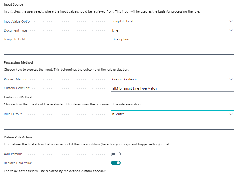Smart Line Type Match Rule