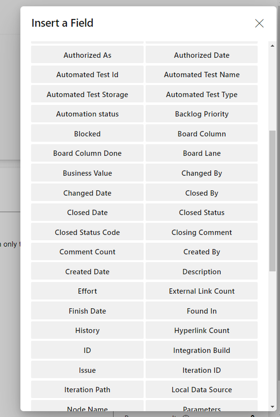 OpenAI Field List